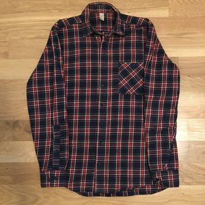 Men's American Apparel Flannel (Red/Navy, Size S)